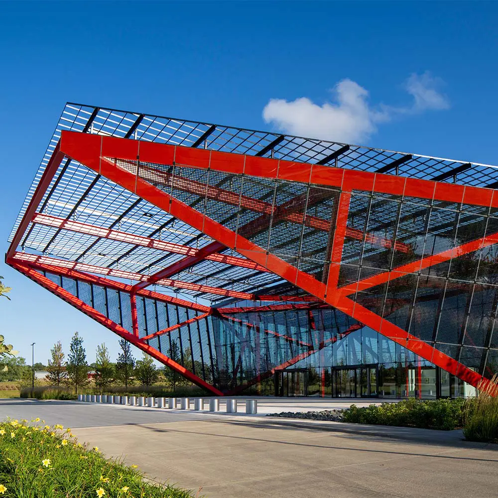 Conozca la arquitectura del centro de archivos militares pritzker