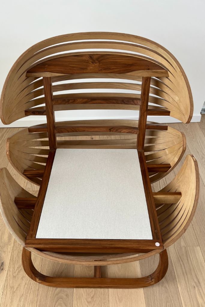 ‘armadillo’, la silla que representará a colombia en el salón del mueble de milán 2023