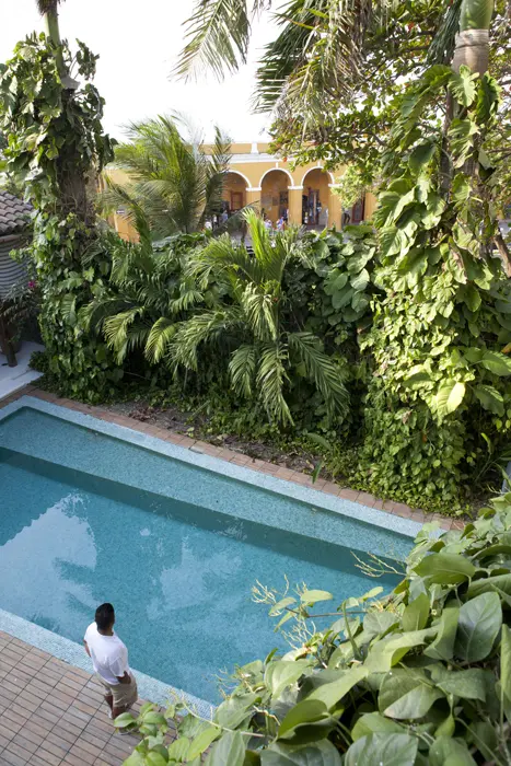 Arquitectura colonial contemporánea en esta casa del centro histórico de cartagena