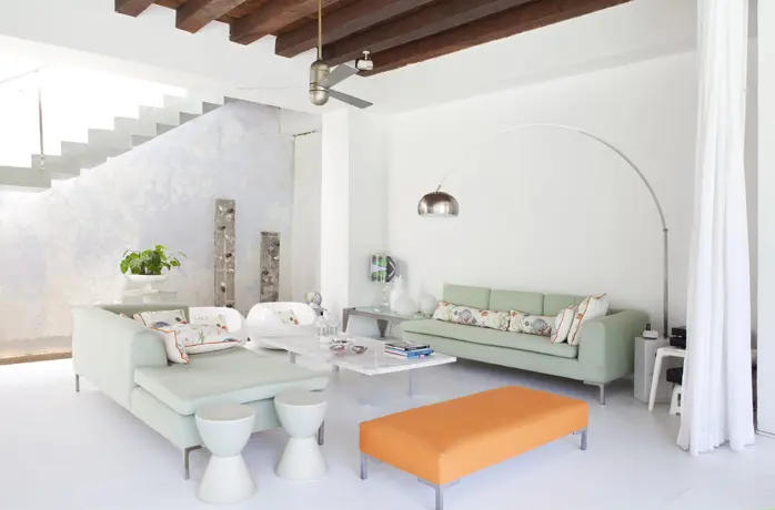 Arquitectura colonial contemporánea en esta casa del centro histórico de cartagena
