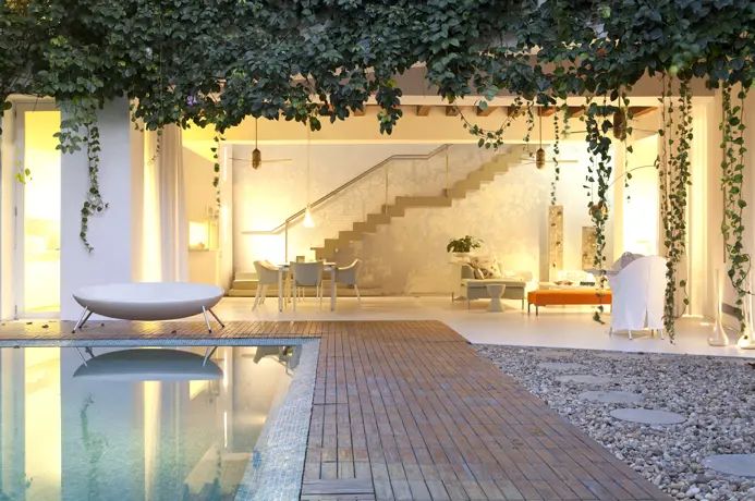Arquitectura colonial contemporánea en esta casa del centro histórico de cartagena