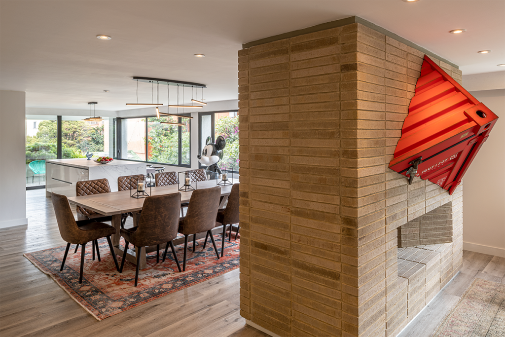 Los arquitectos ensamblaron dos apartamentos en uno en este proyecto en bogotá