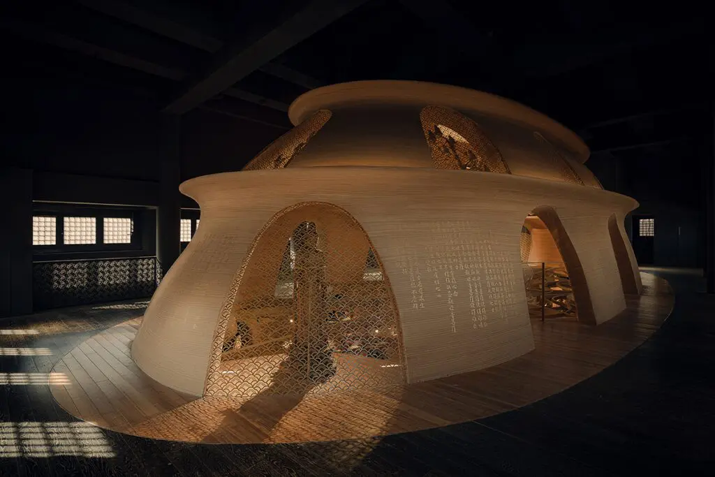 Este es el museo escondido en china con una arquitectura de contemplación y movimiento