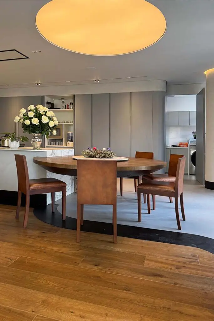 Apartamento con pisos albornoz