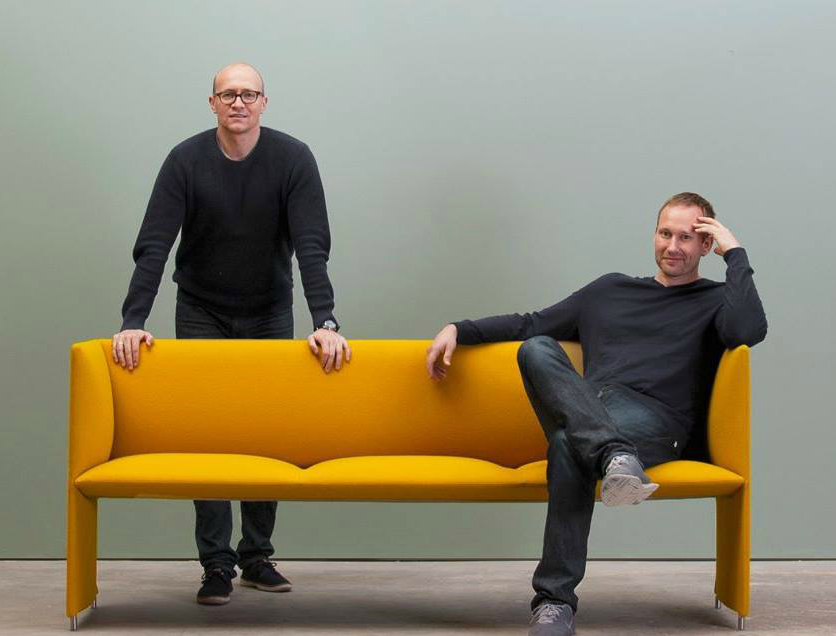 Los diseñadores Torbjorn Anderssen y Espen Voll.