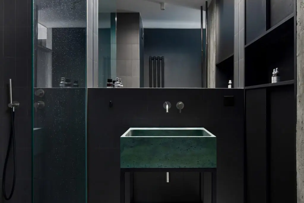 La cocina es una pieza de arte en este apartamento