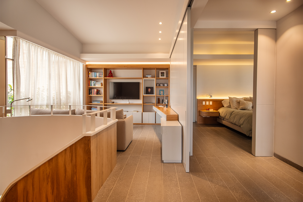 Un apartamento novedoso cuyo ambiente transmite exclusividad y alegría