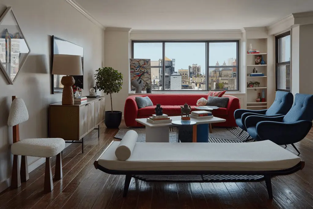 Herencia y color: el diálogo sutil de la renovación de un apartamento en nueva york