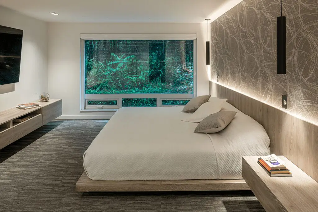 Este apartamento en bogotá tiene una relación directa con un lago