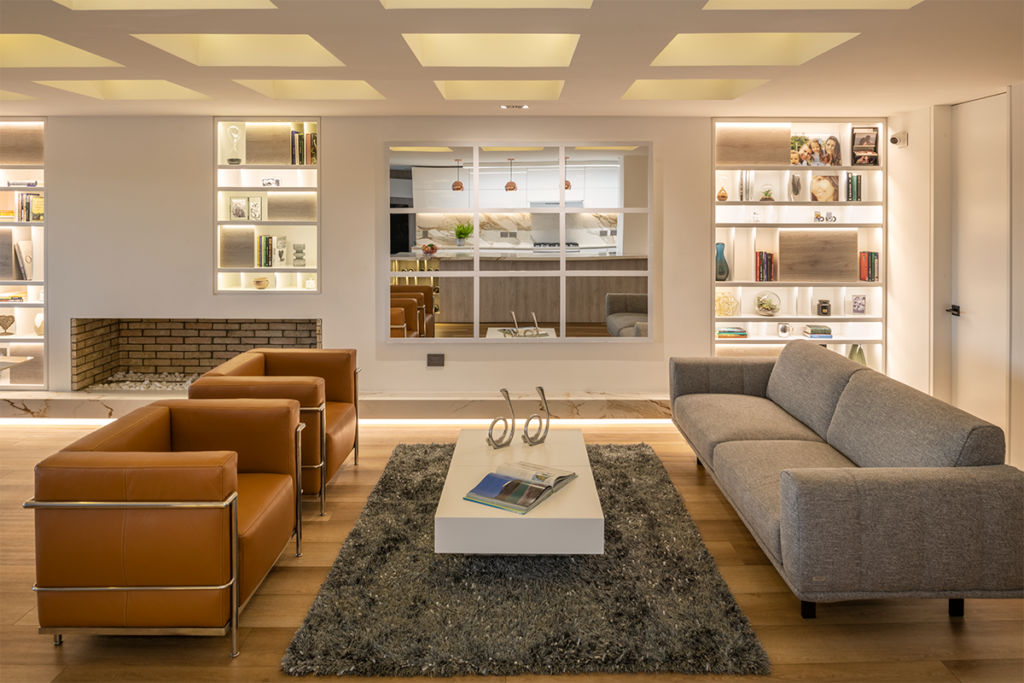 Este apartamento en bogotá tiene una relación directa con un lago