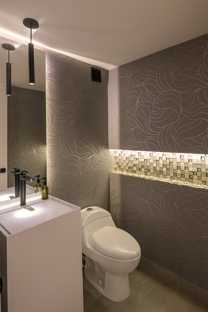 Este apartamento en bogotá tiene una relación directa con un lago