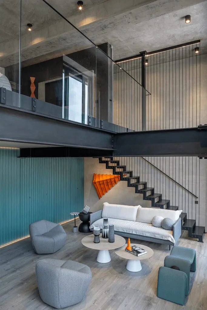 La estructura y los objetos le conceden el encanto a este apartamento en bogotá