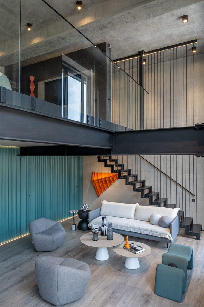 La estructura y los objetos le conceden el encanto a este apartamento en bogotá