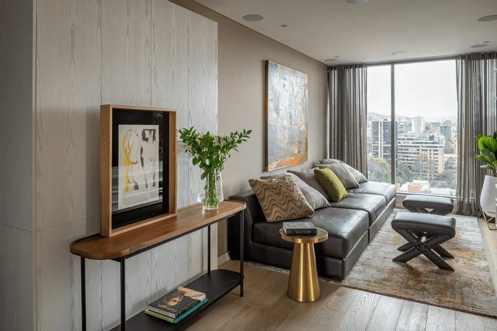 Este apartamento abre sus ventanas hacia paisaje urbano de bogotá Este apartamento abre sus ventanas hacia paisaje urbano de bogotá