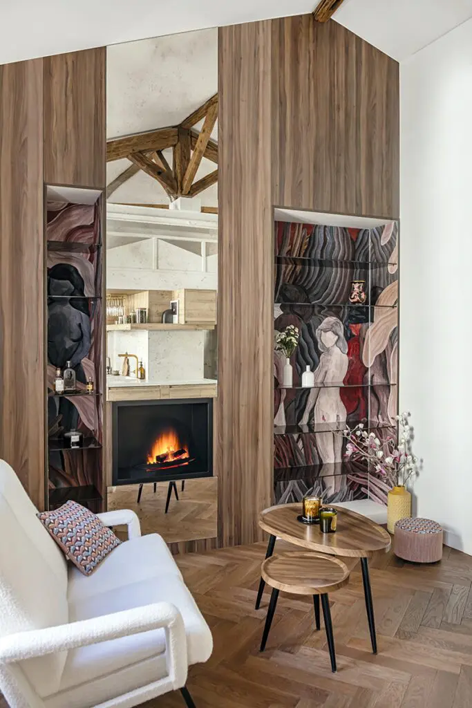 Un apartamento con un diseño parisino que combina encanto y modernidad