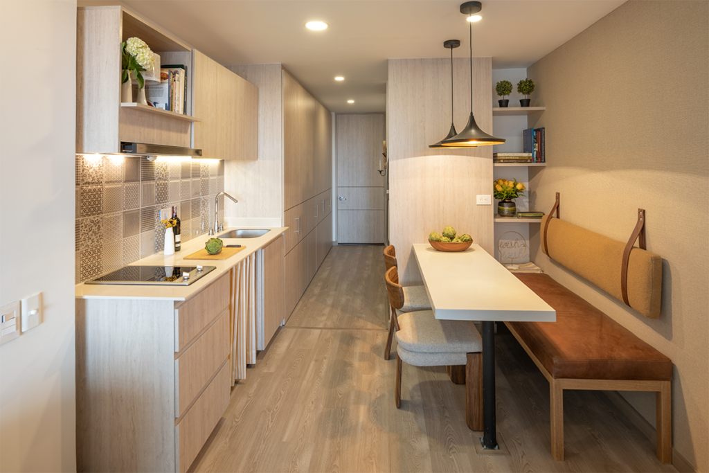 Apartamento en bogotá: con un buen diseño, 30 metros cuadrados son suficientes