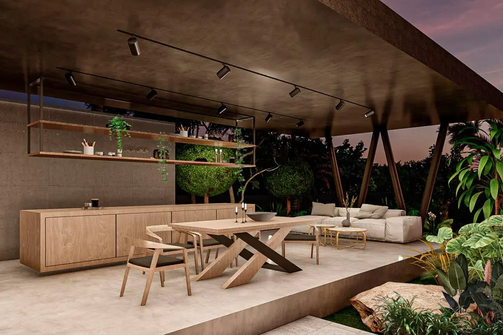 El diseño de esta casa está pensado para disfrutar a plenitud su ubicación