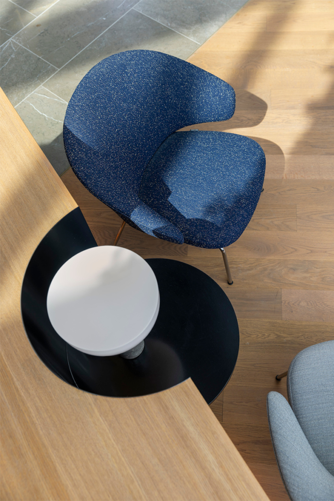 El diseño de este atrio es un equilibrio entre historia y modernidad