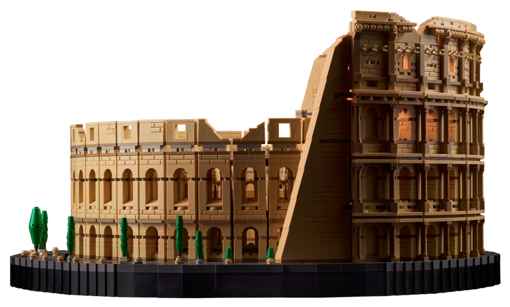 Conozca el coliseo romano en lego, una maravilla en miniautura