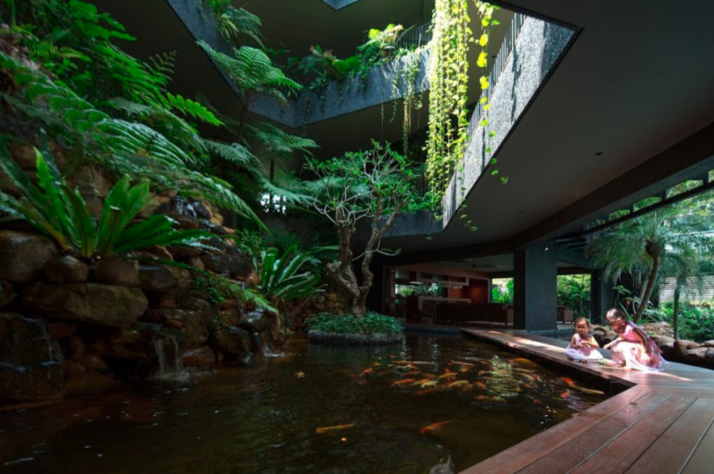 Una casa multifamiliar diseñada como un oasis ecológico de ensueño Una casa multifamiliar diseñada como un oasis ecológico de ensueño