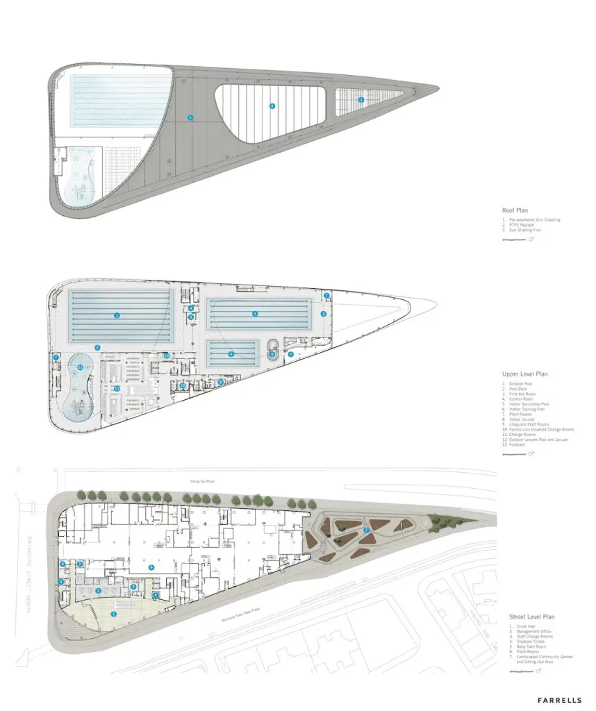Una piscina futurista que se convirtió en una obra arquitectónica en medio de una ciudad Una piscina futurista que se convirtió en una obra arquitectónica en medio de una ciudad