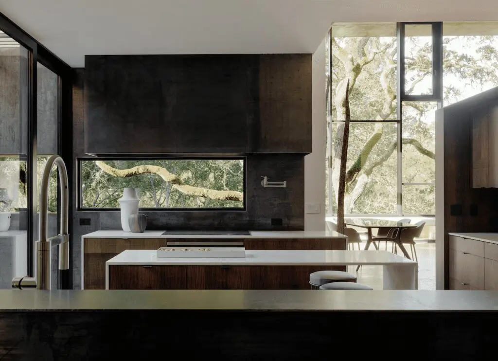 Una sorprendente y cálida casa sostenible de acero y hormigón Una sorprendente y cálida casa sostenible de acero y hormigón