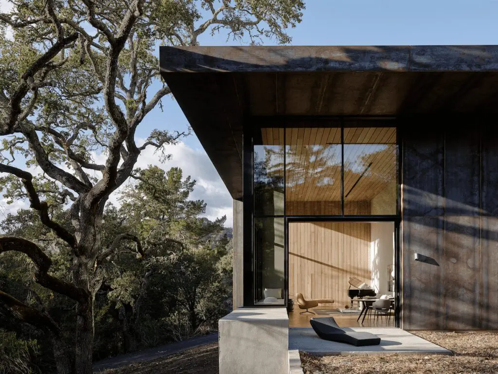 Una sorprendente y cálida casa sostenible de acero y hormigón Una sorprendente y cálida casa sostenible de acero y hormigón
