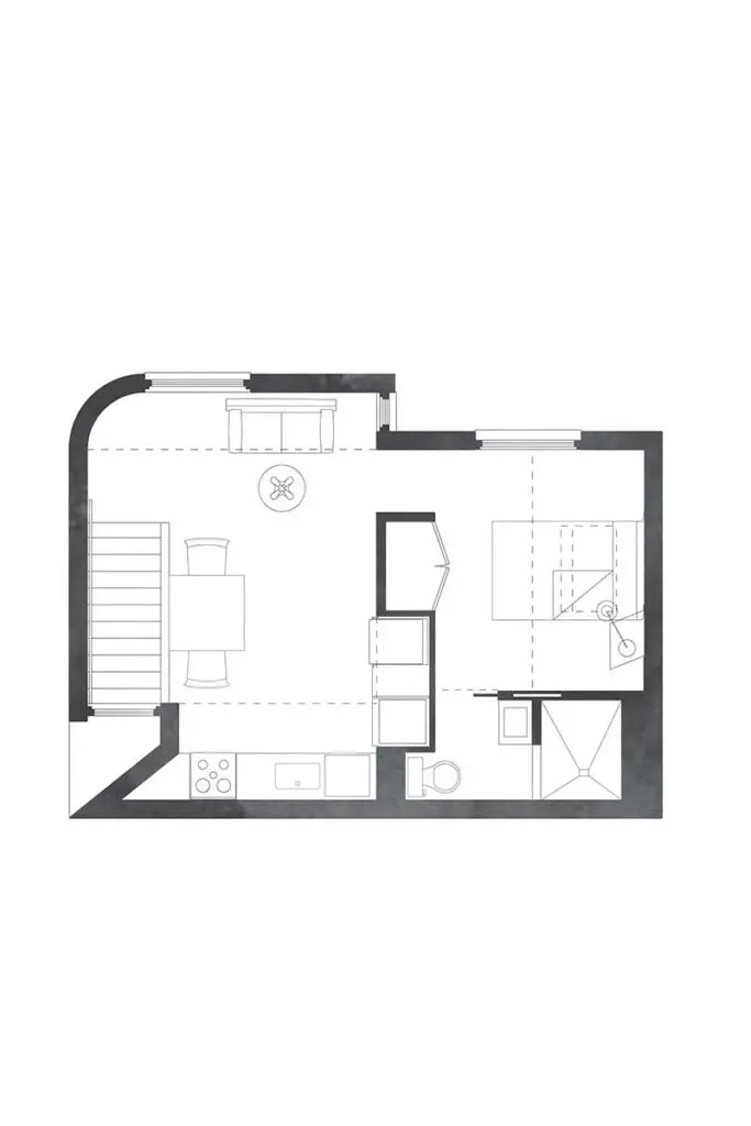 Esta es una ‘casa en el árbol’ que a su vez funciona como una cochera