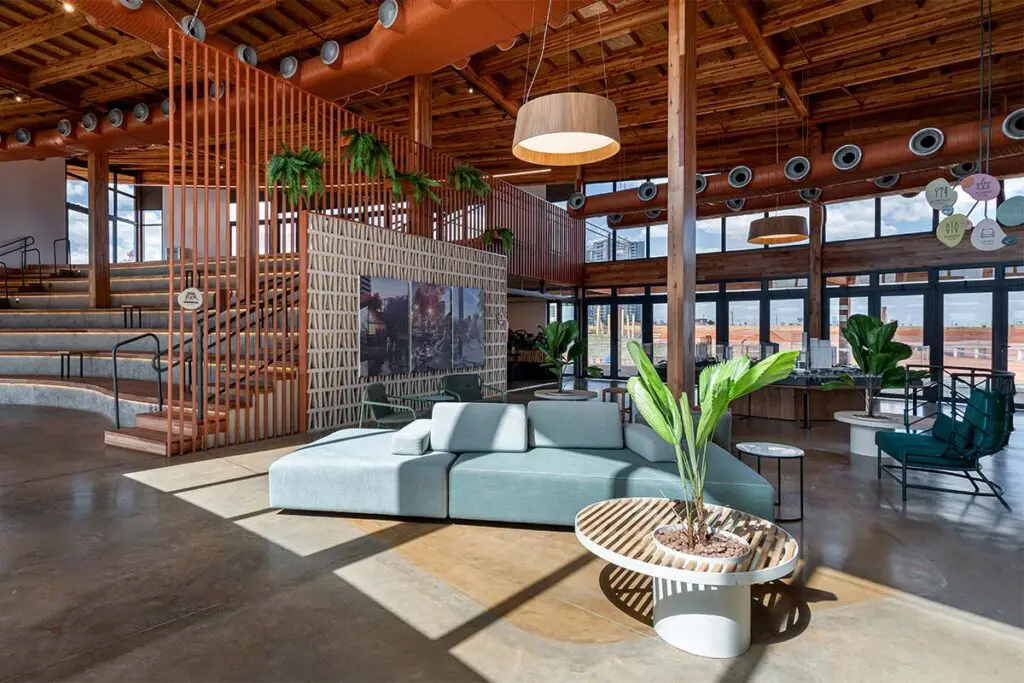 Un edificio en brasil con una arquitectura al servicio del encuentro