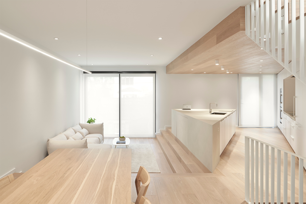 ‘casa w’ es una vivienda en canadá con una arquitectura sencilla y singular