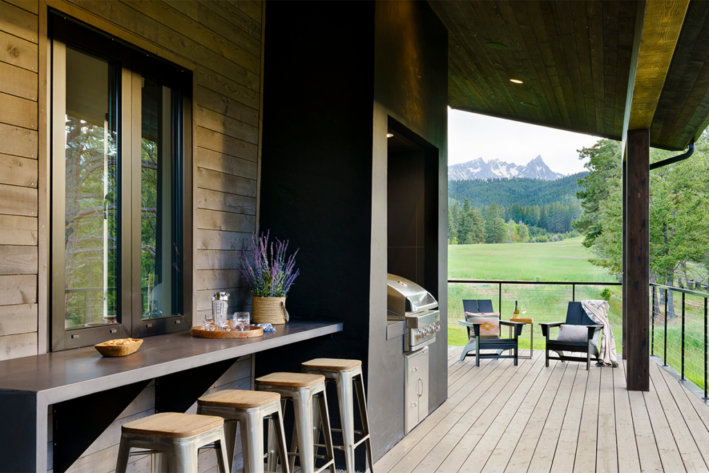 Una casa escondida en ee. Uu. , con espacios suficientes para vivir en confort