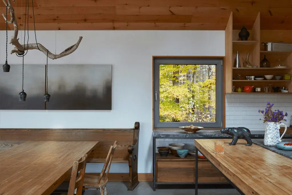Una casa con una arquitectura para disfrutar de todas las estaciones del año Una casa con una arquitectura para disfrutar de todas las estaciones del año