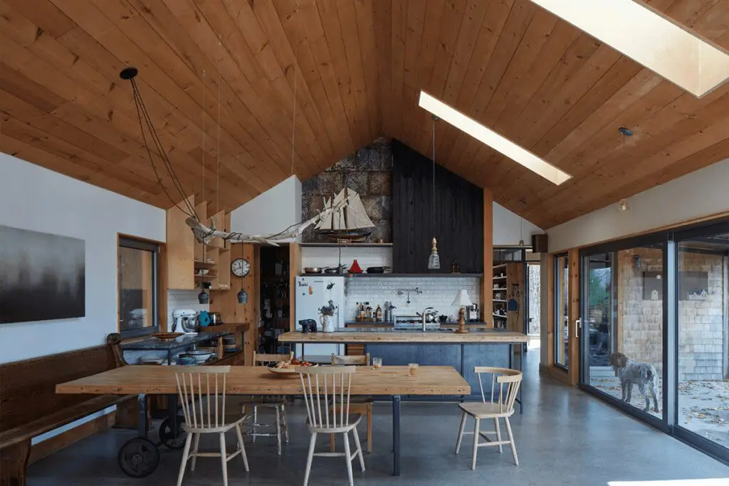 Una casa con una arquitectura para disfrutar de todas las estaciones del año Una casa con una arquitectura para disfrutar de todas las estaciones del año