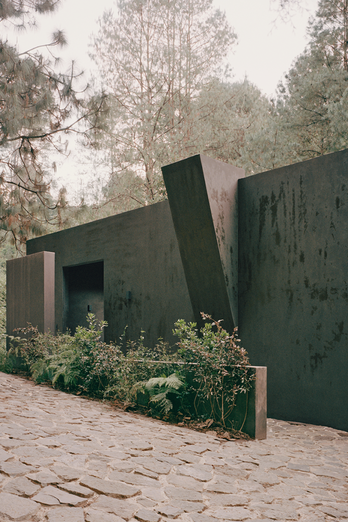 Una casa escondida en medio del bosque en ciudad de méxico 