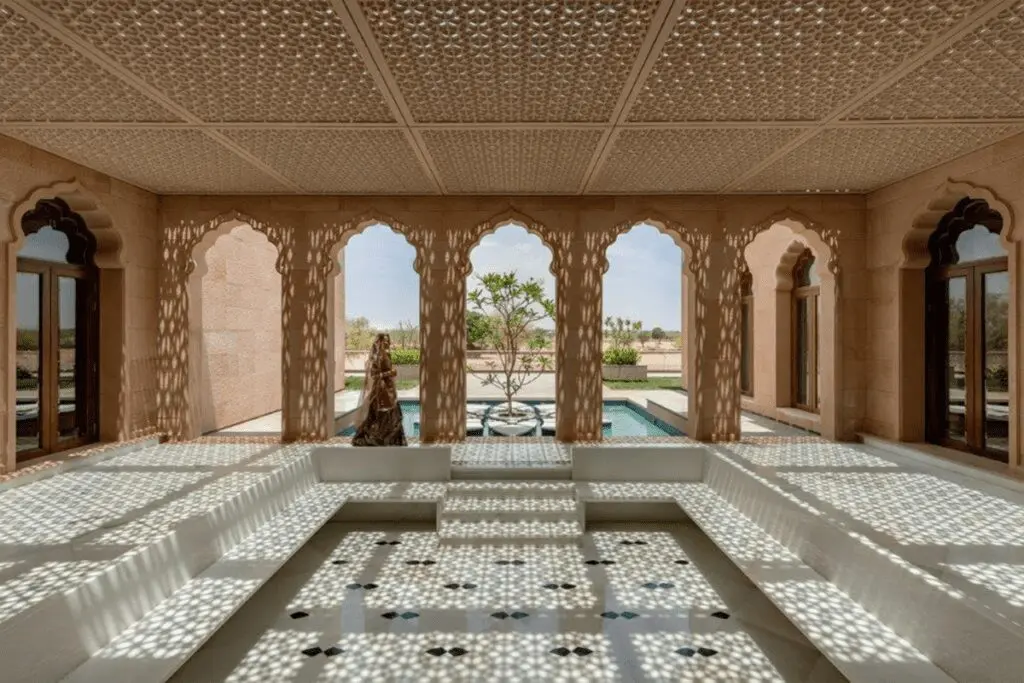 Una casa en la india con un diseño que la convierte en una joya arquitectónica