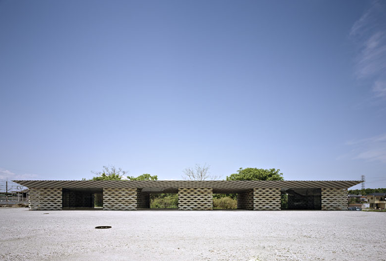 Detalle de la fachada de FRAC en Marsella. foto: Nicolas Waltefaugie.