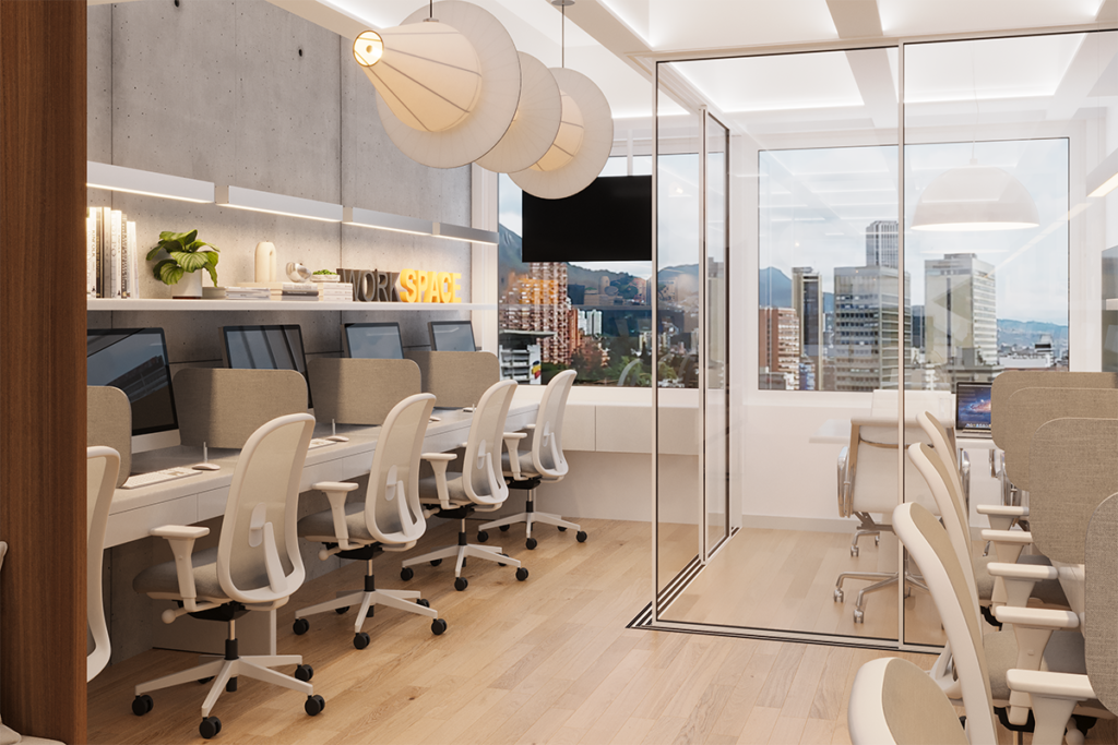El diseño de esta oficina es un reflejo de innovación