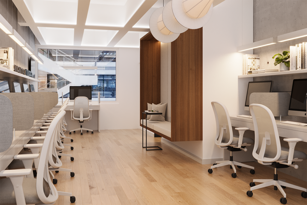 El diseño de esta oficina es un reflejo de innovación