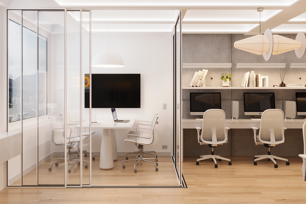 El diseño de esta oficina es un reflejo de innovación