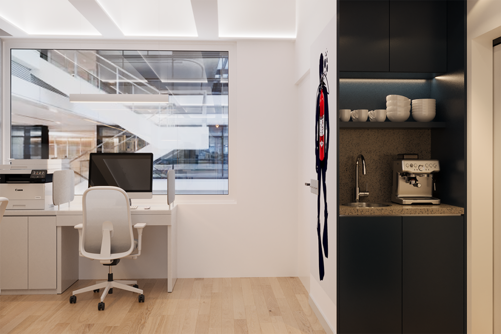 El diseño de esta oficina es un reflejo de innovación