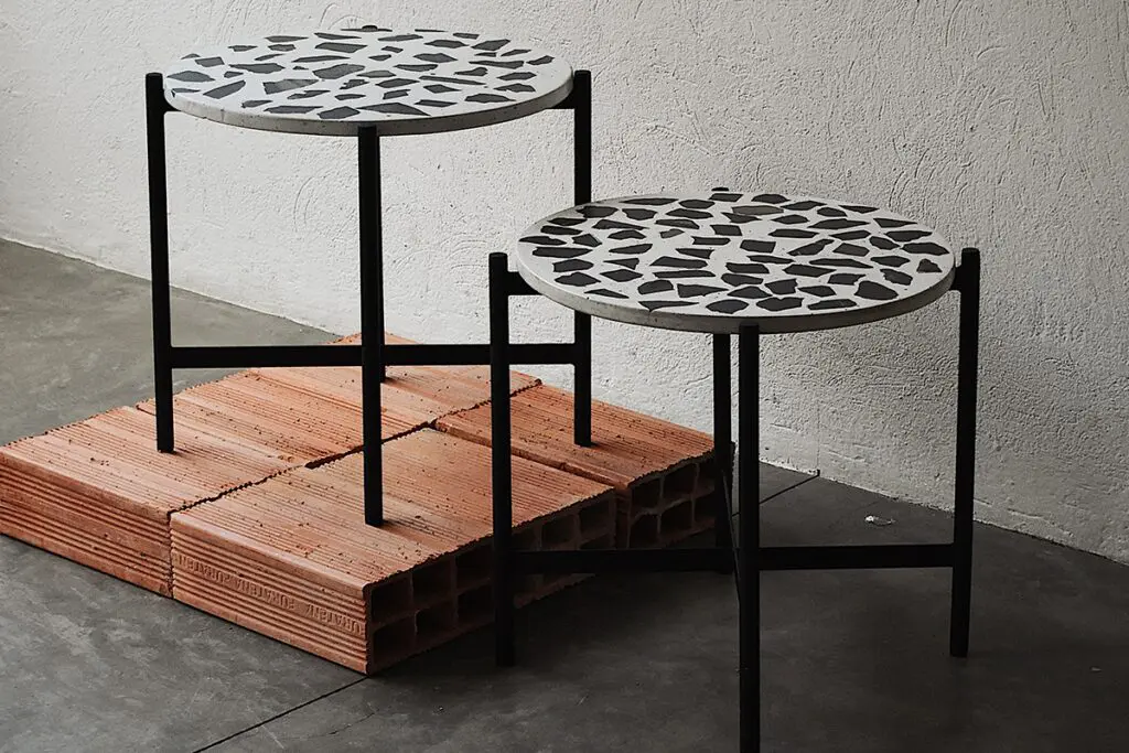 Diseño colombiano: piezas hechas con la técnica del terrazo