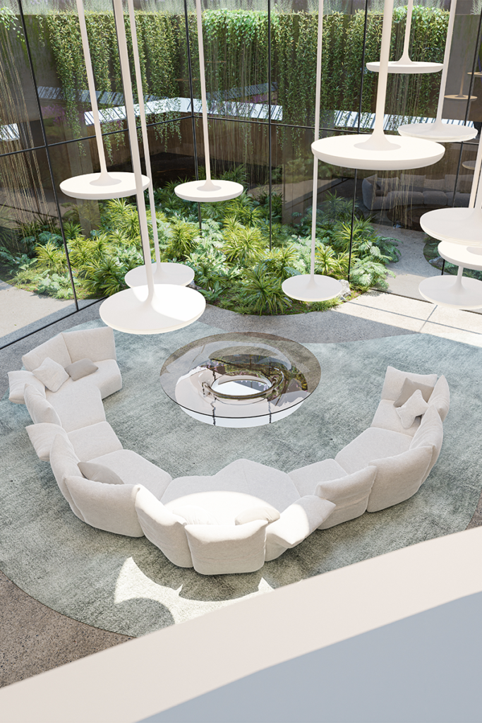 El diseño de un edificio en bélgica inspirado en las villas romanas