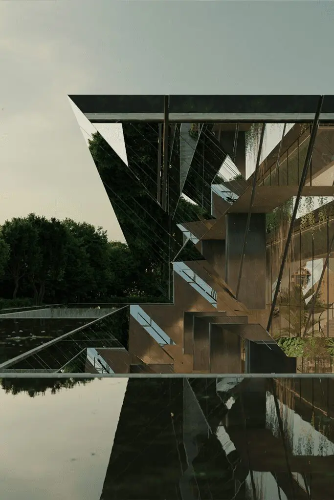 El diseño de un edificio en bélgica inspirado en las villas romanas