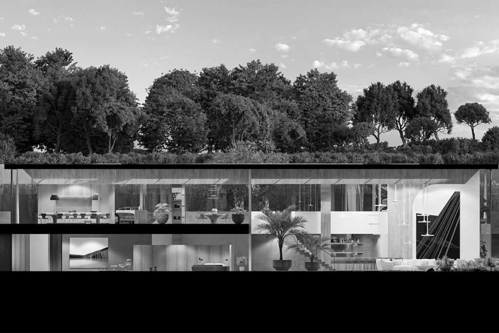 El diseño de un edificio en bélgica inspirado en las villas romanas