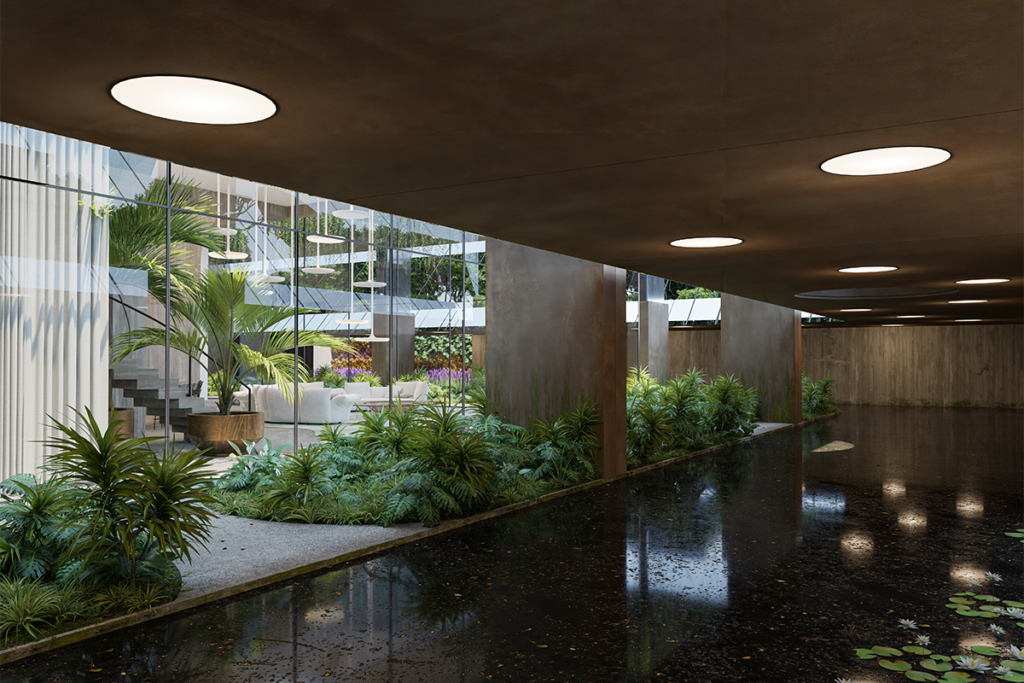 El diseño de un edificio en bélgica inspirado en las villas romanas