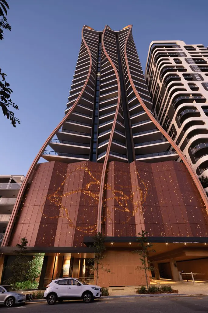 Un edificio en australia: un diseño sostenible, lujoso y que elogia el arte 