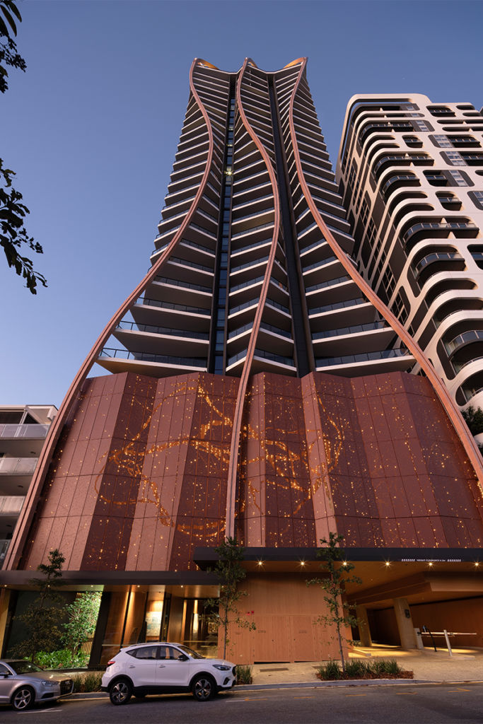 Un edificio en australia: un diseño sostenible, lujoso y que elogia el arte 