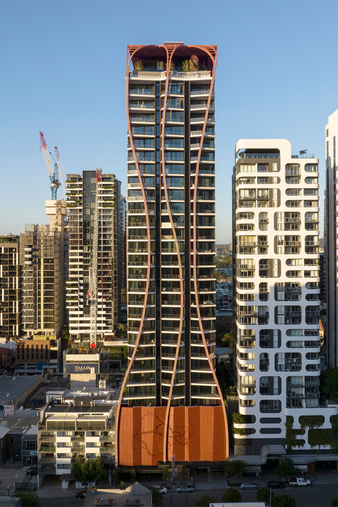 Un edificio en australia: un diseño sostenible, lujoso y que elogia el arte 