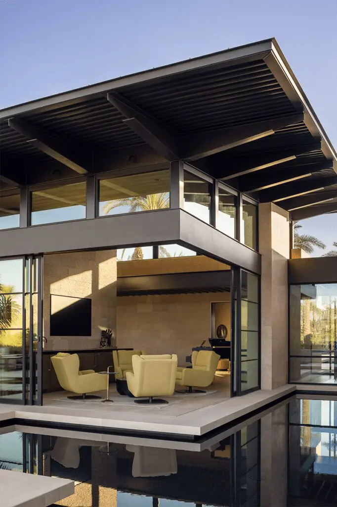 Una casa contemporánea en medio de las palmeras de california Una casa contemporánea en medio de las palmeras de california