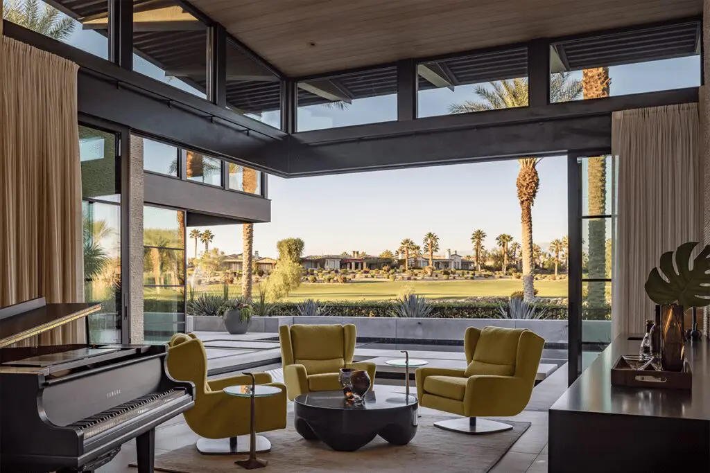 Una casa contemporánea en medio de las palmeras de california Una casa contemporánea en medio de las palmeras de california